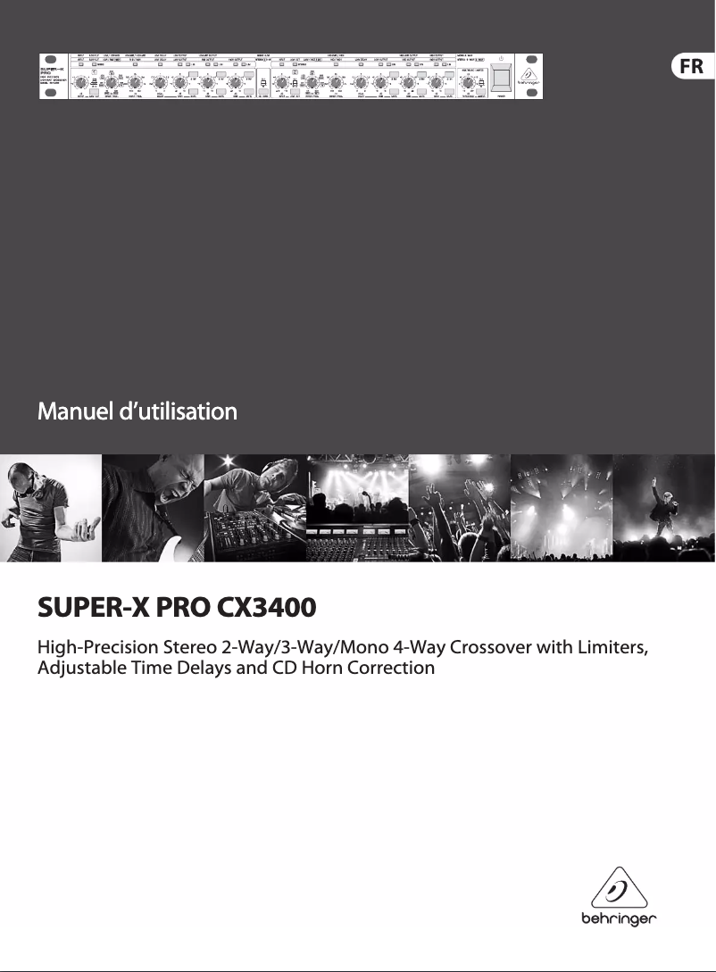 First page image of the manual for CX3400