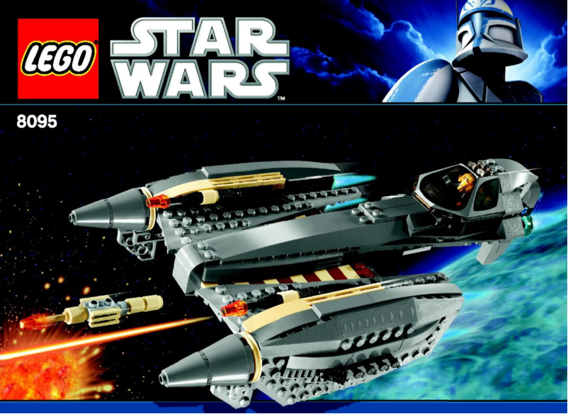 Page 1 of the manual User Manual Lego General Grievous Starfighter "