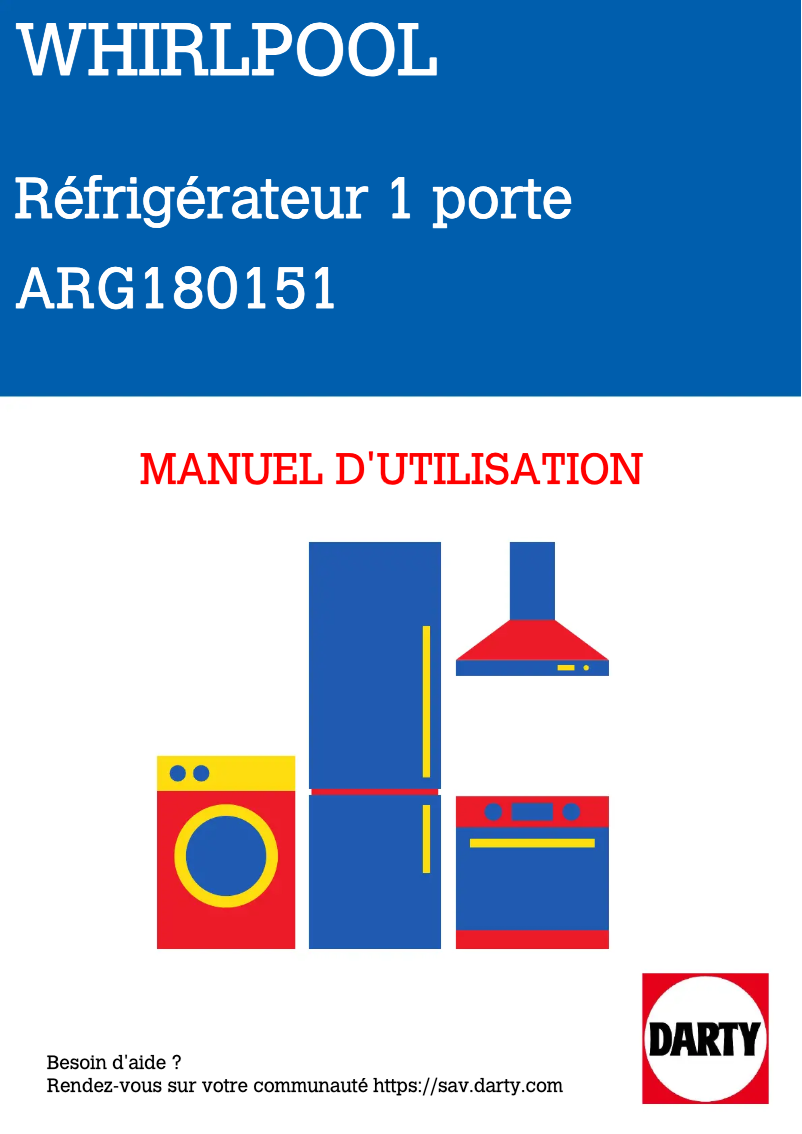 First page image of the manual for ARG180151