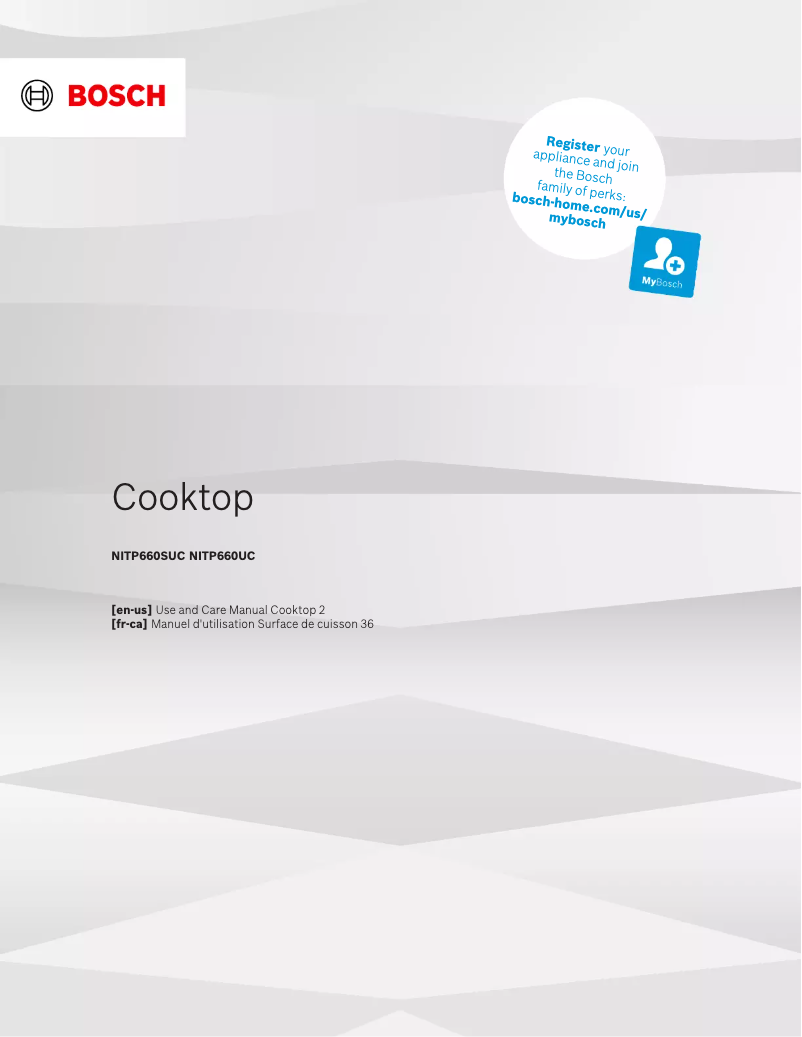 First page image of the manual for NITP660UC