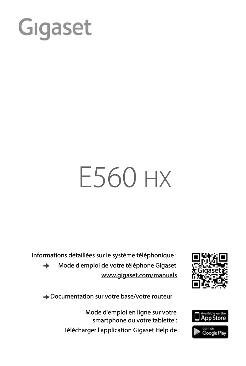 First page image of the manual for E560HX