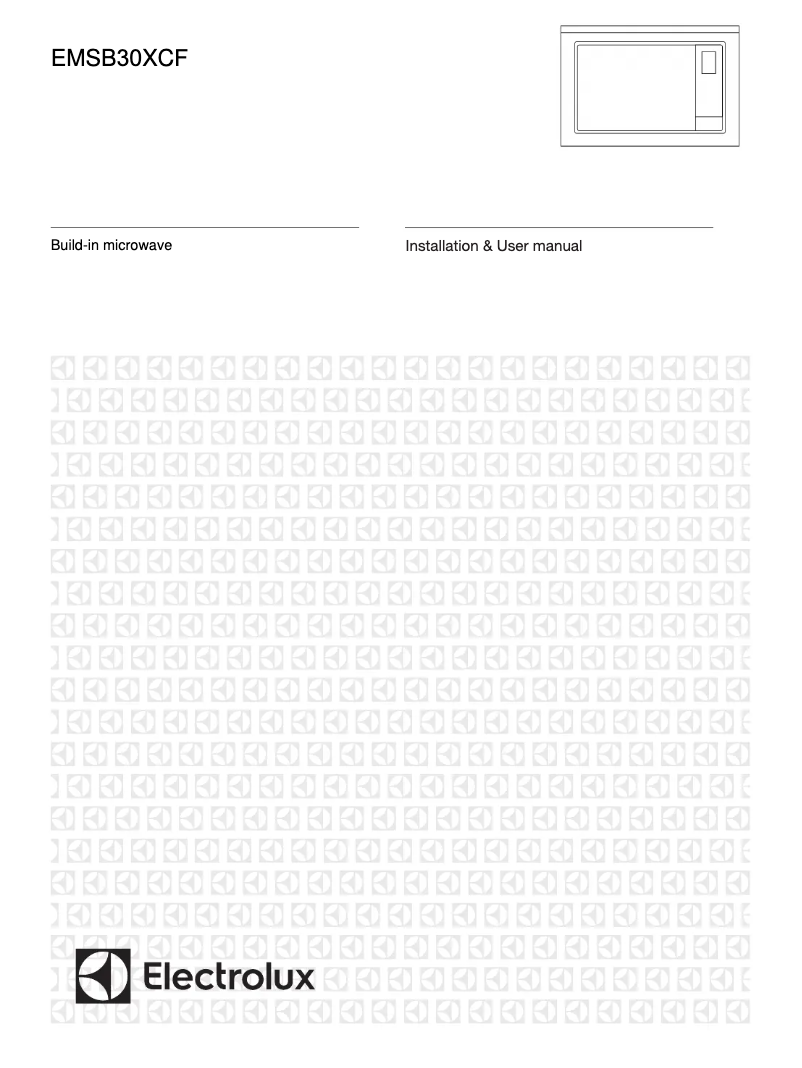 First page image of the manual for EMSB30XCF