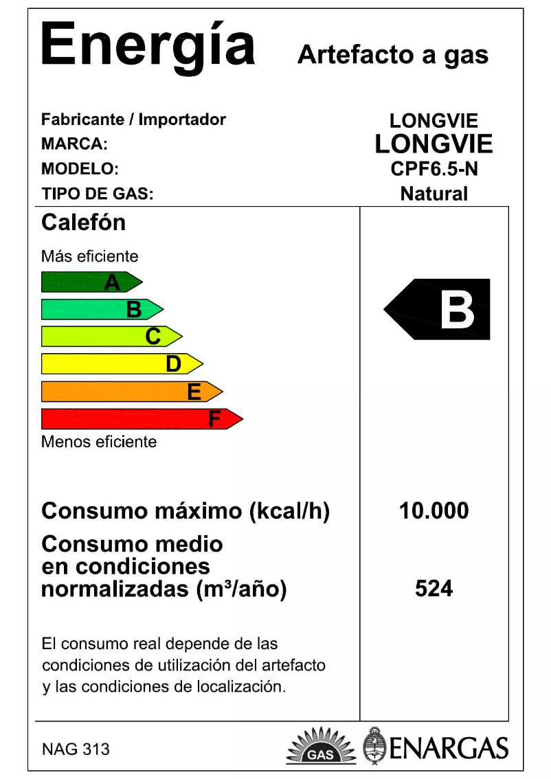 First page image of the manual for CPF6.5-N