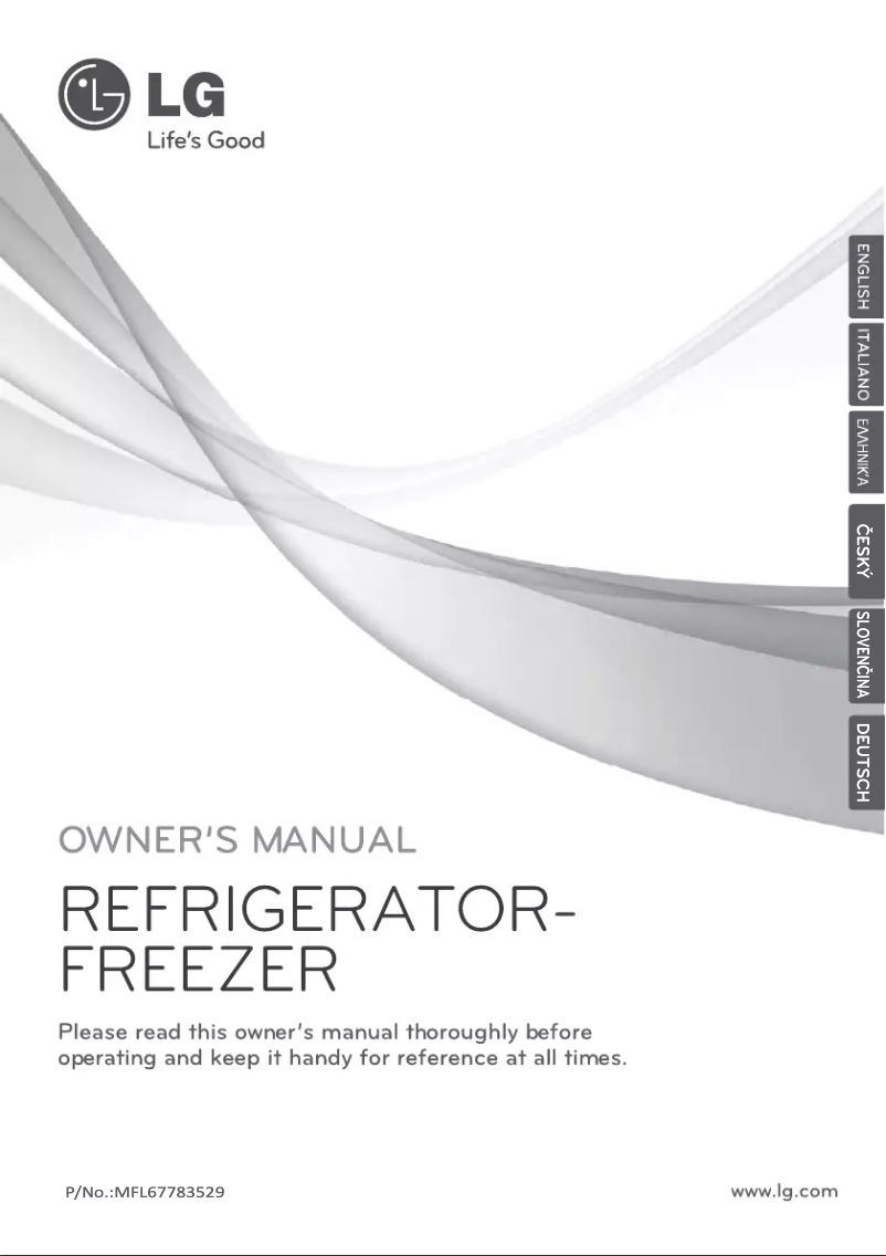 First page image of the manual for GBB548NSQZB