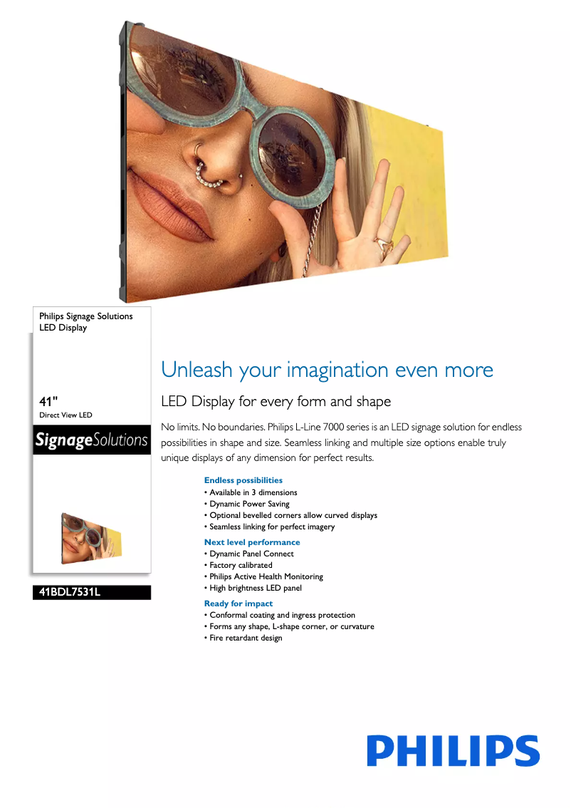 First page image of the manual for 41BDL7531L