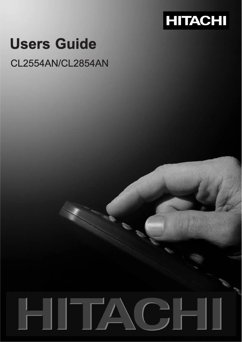 First page image of the manual for CL2854AN