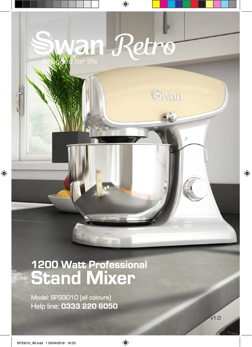 Page 1 of the manual User Manual Swan SP33010LN