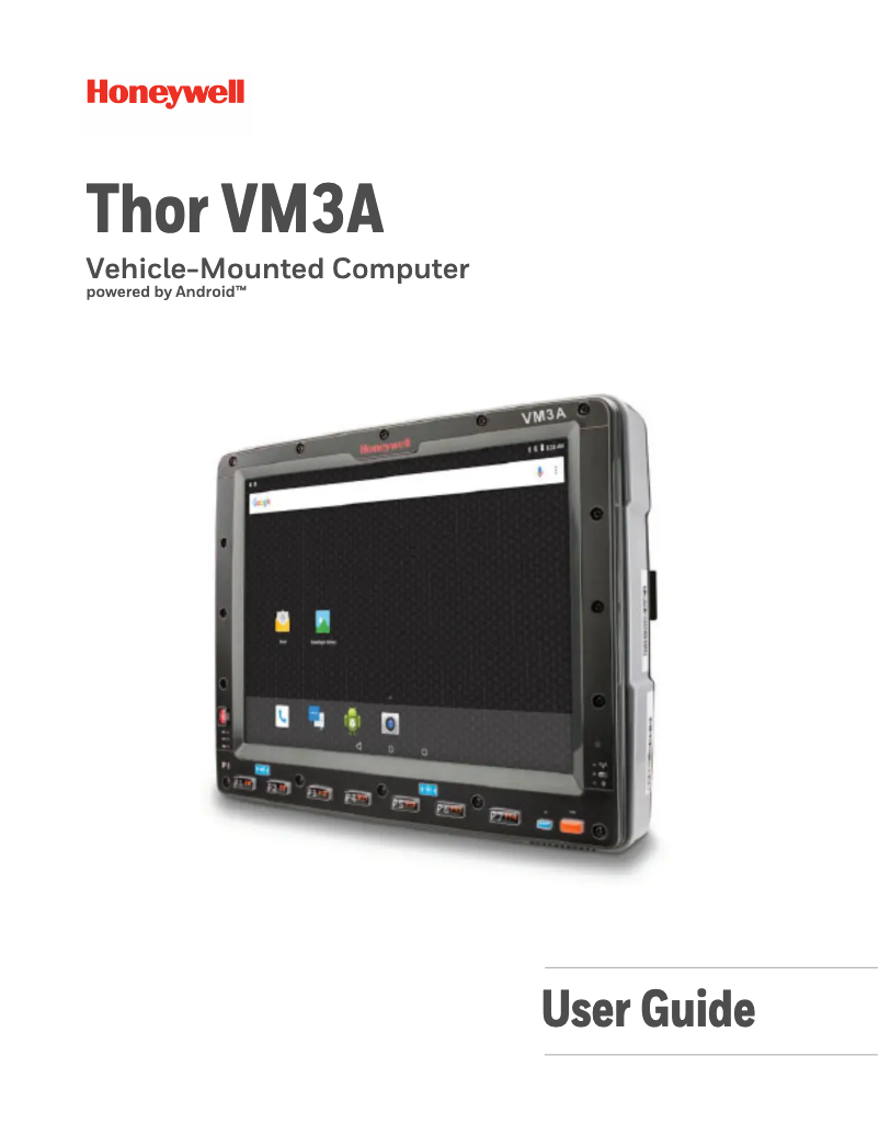 First page image of the manual for Thor VM3A