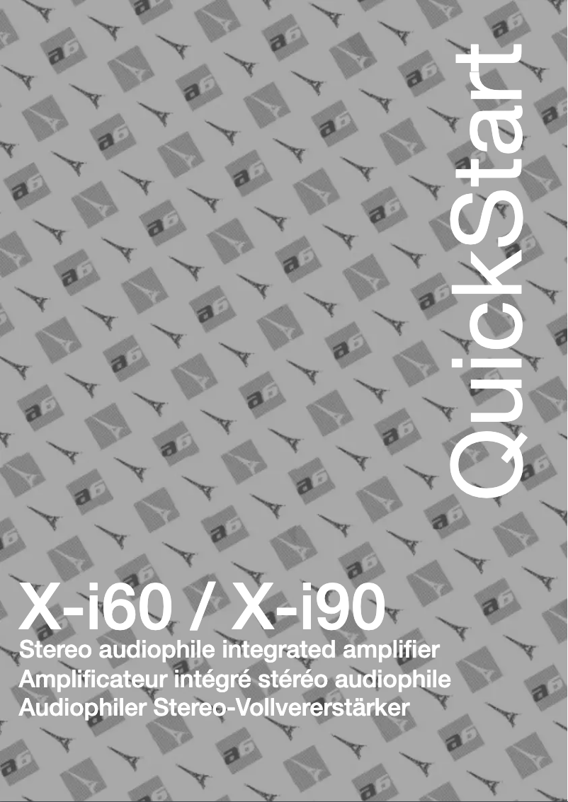 Page 1 of the manual User Manual Advance Acoustic X-i90