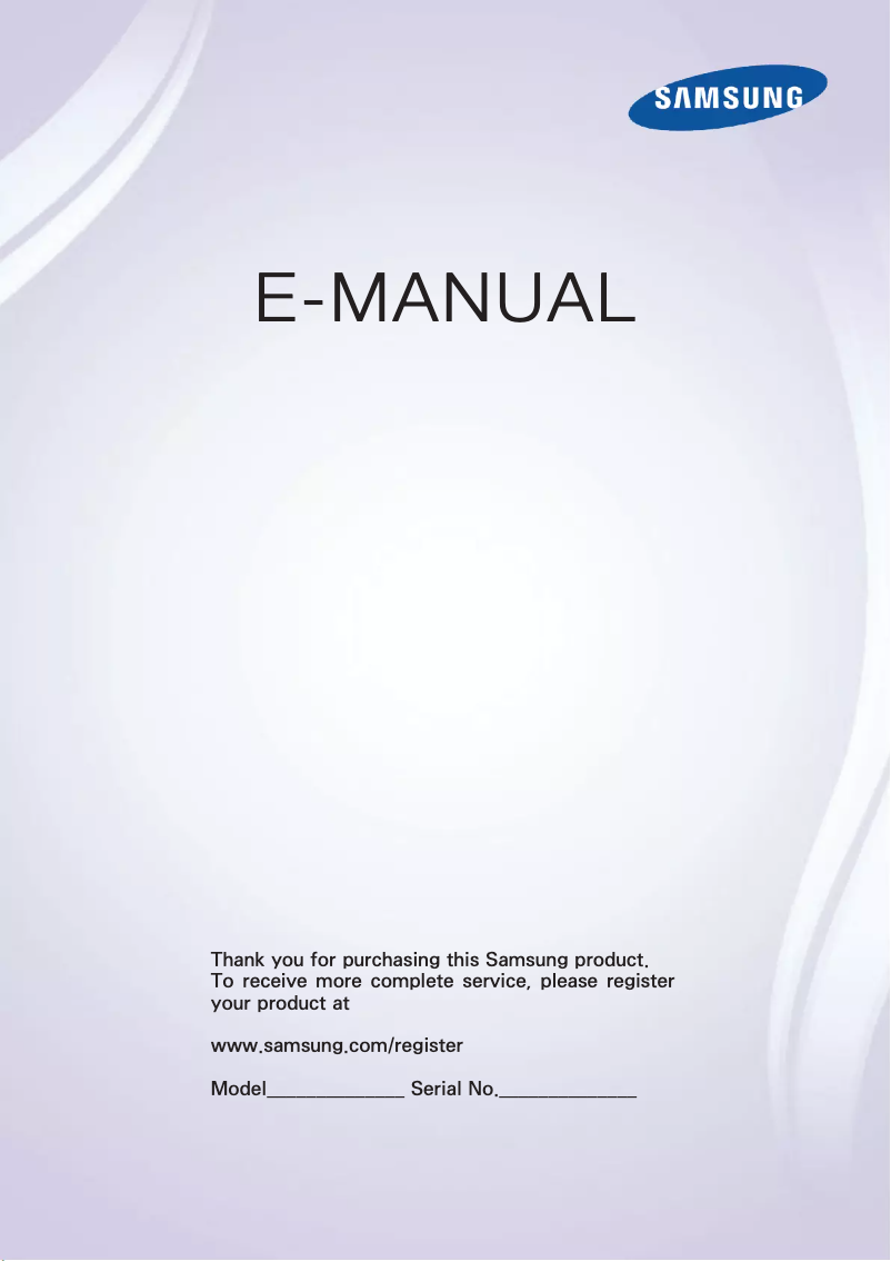 Page 1 of the manual User Manual Samsung UA32F5300AM