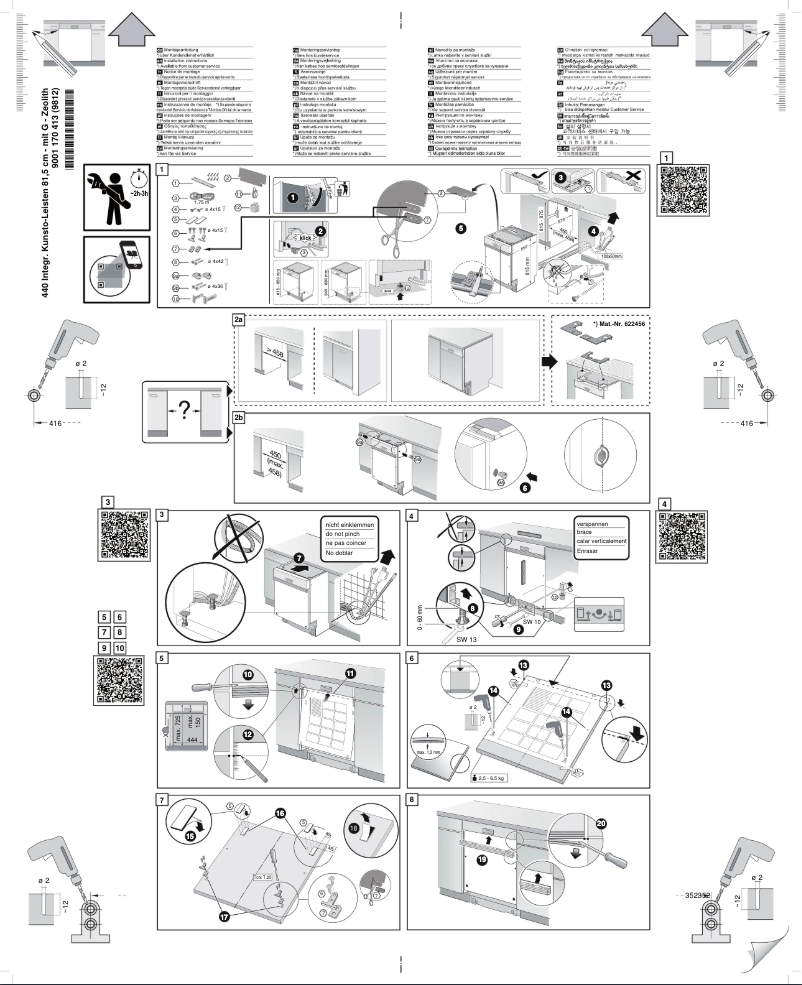 Page 1 of the manual Installation Guide Siemens SR556S00TD