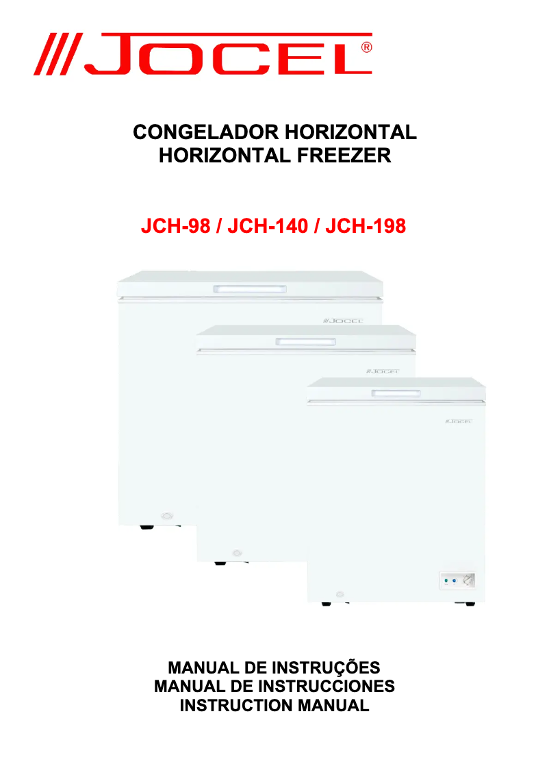 Page 1 of the manual User Manual Jocel JCH-140