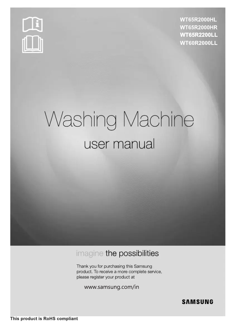 First page image of the manual for WT65R2200LL