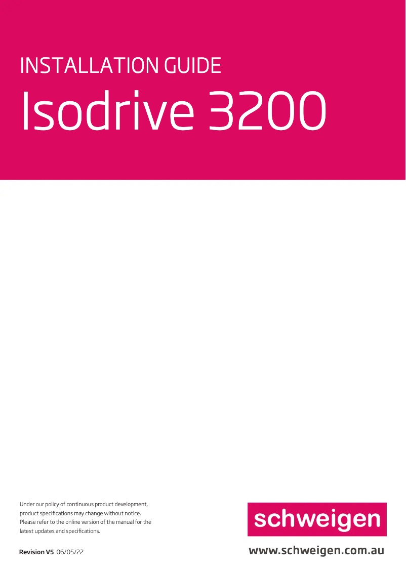 First page image of the manual for DS3326B-9S