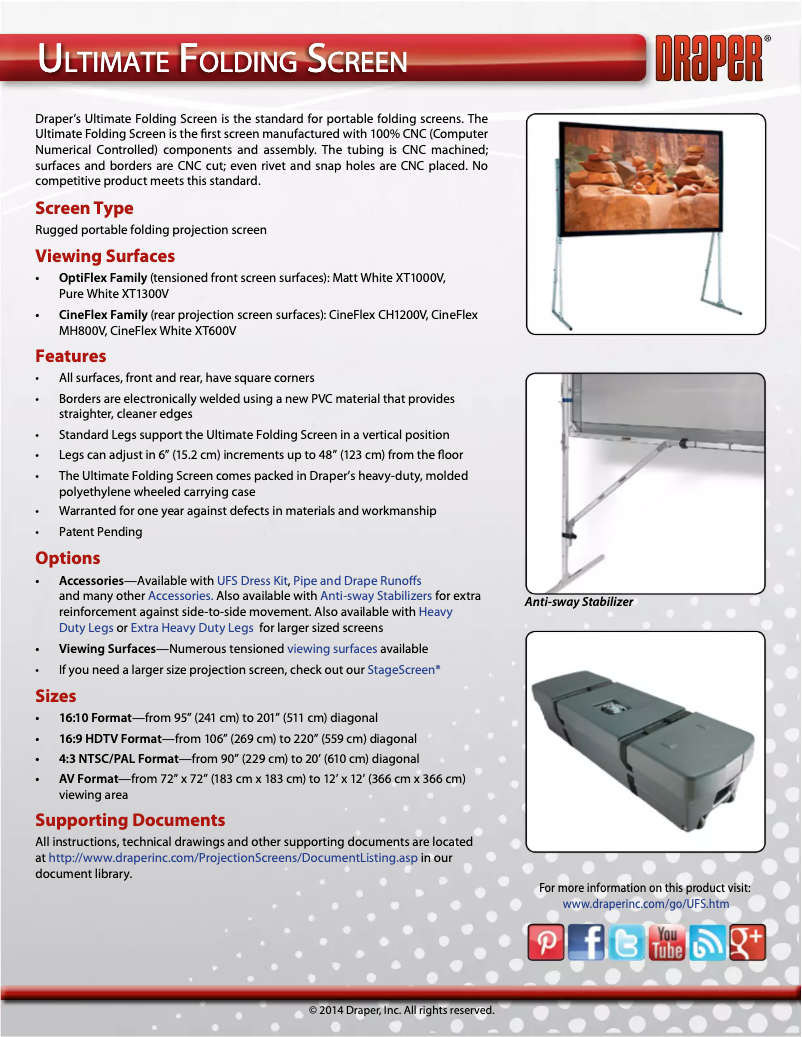 Page 1 of the manual User Manual Draper Ultimate