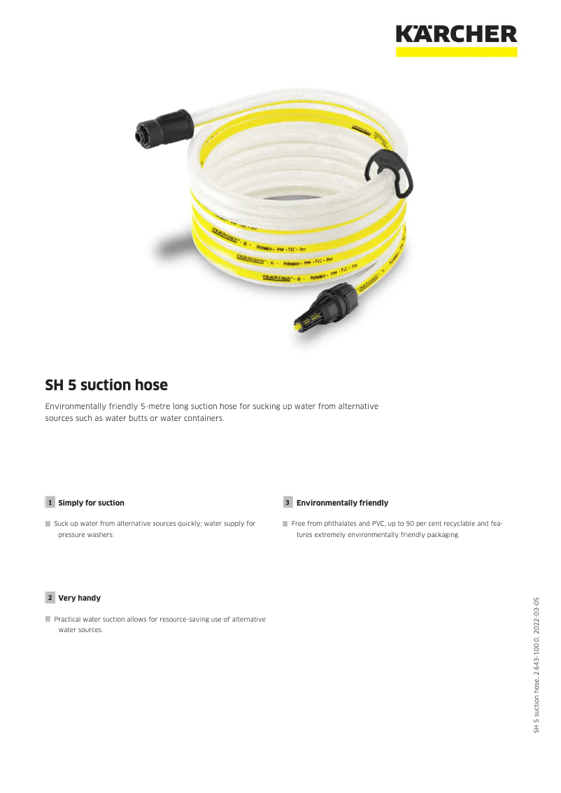 First page image of the manual for SH 5