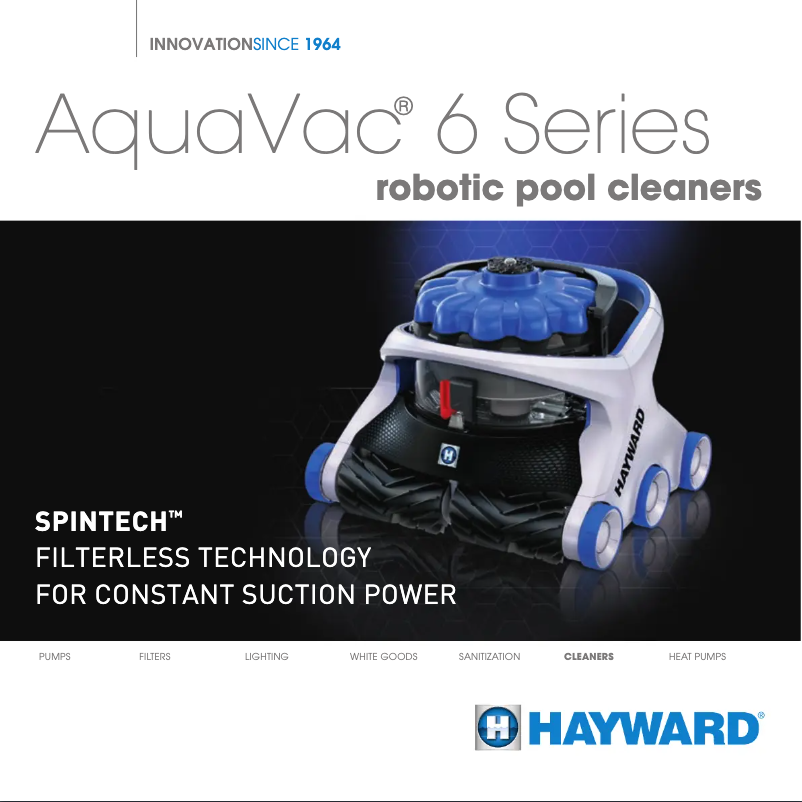 First page image of the manual for AquaVac 650