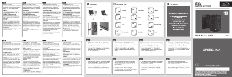 Page 1 of the manual User Manual Speed-Link Rugg SL-6402-BE