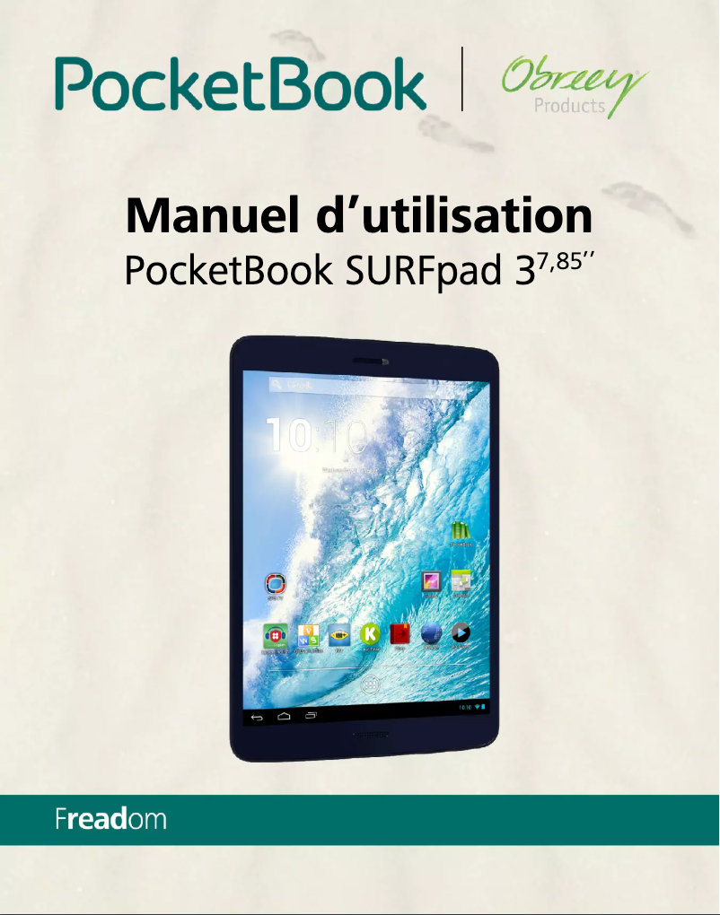 Page 1 of the manual User Manual PocketBook SURFpad 3