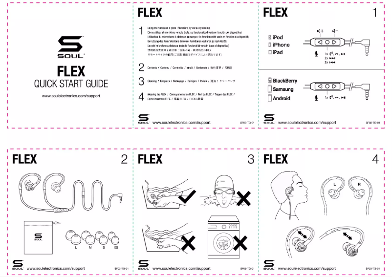 First page image of the manual for Flex