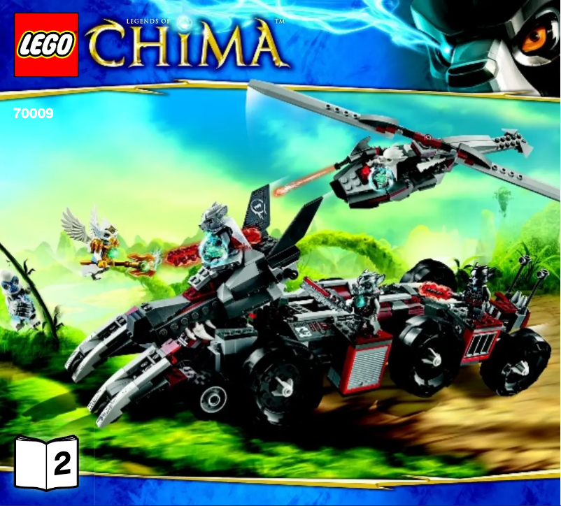 Page 1 of the manual User Manual Lego Chima 70009