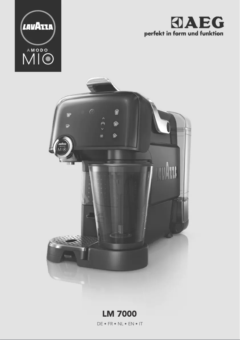 Page 1 de la notice Manuel utilisateur AEG Lavazza A Modo Mio Fantasia LM 7000