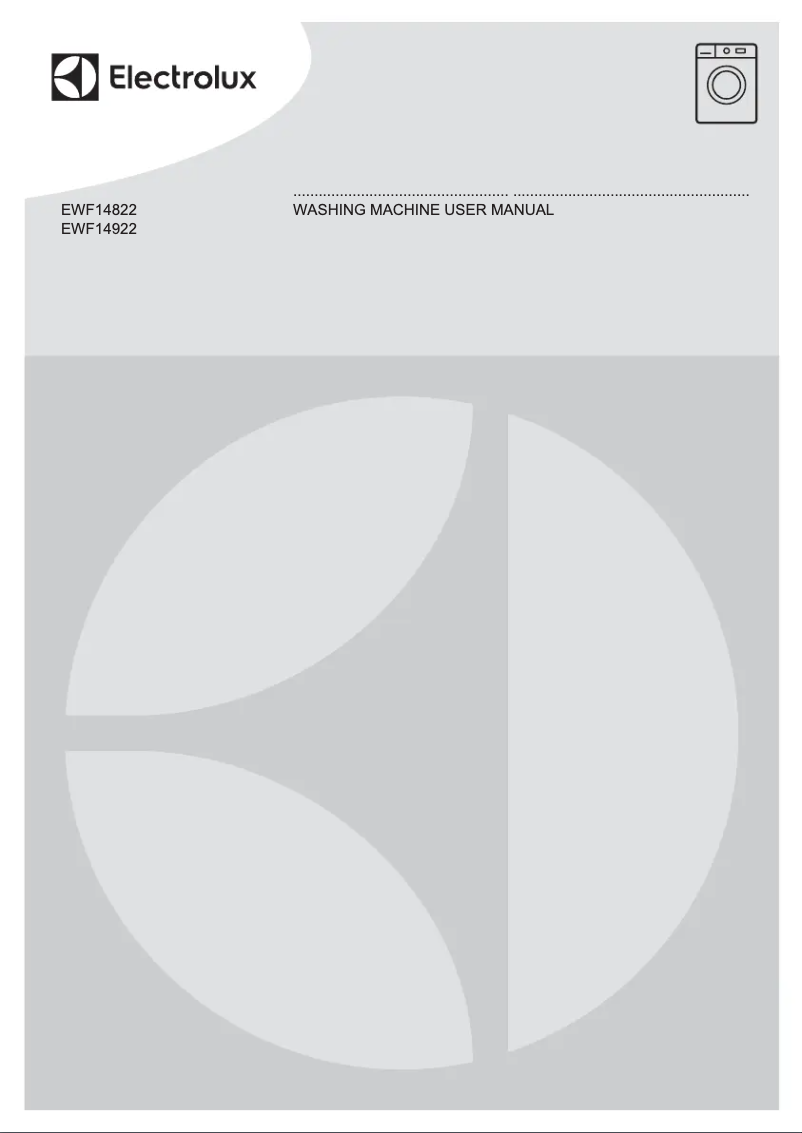 Page 1 of the manual User Manual Electrolux EWF14922