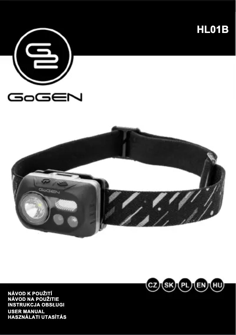 First page image of the manual for HL01B