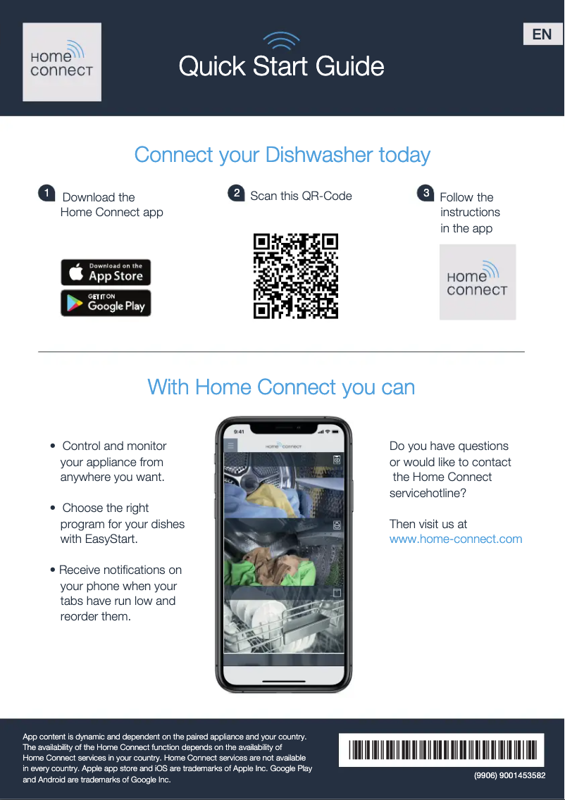 First page image of the manual for SN578S36UE