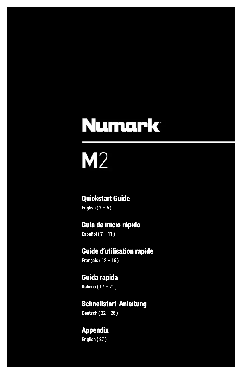 First page image of the manual for M2