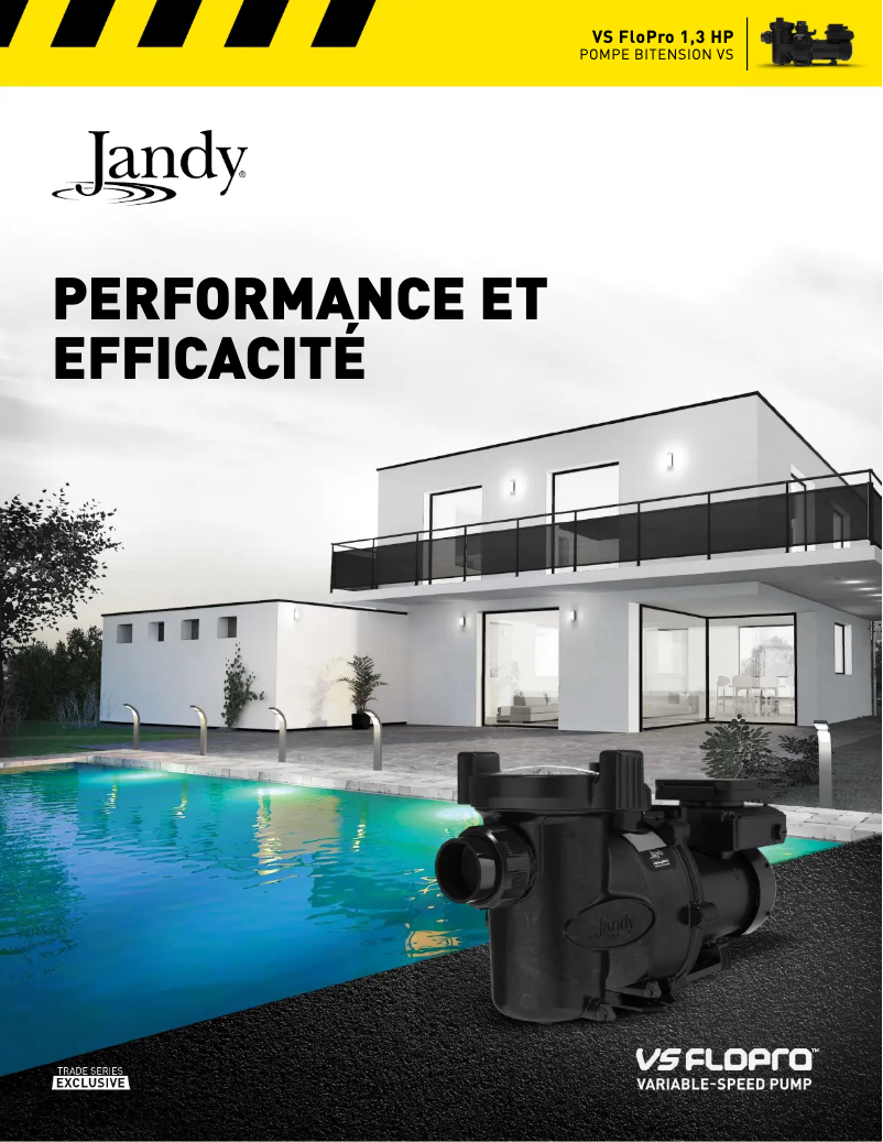 Page 1 of the manual Brochure JANDY VSFHP130DVS