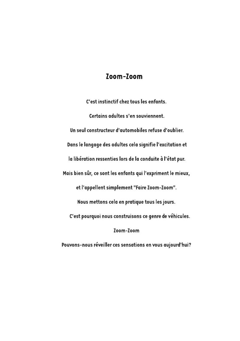 Page 1 of the manual User Manual Mazda 3 (2007)