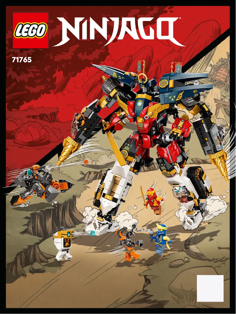 First page image of the manual for Ninjago 71765