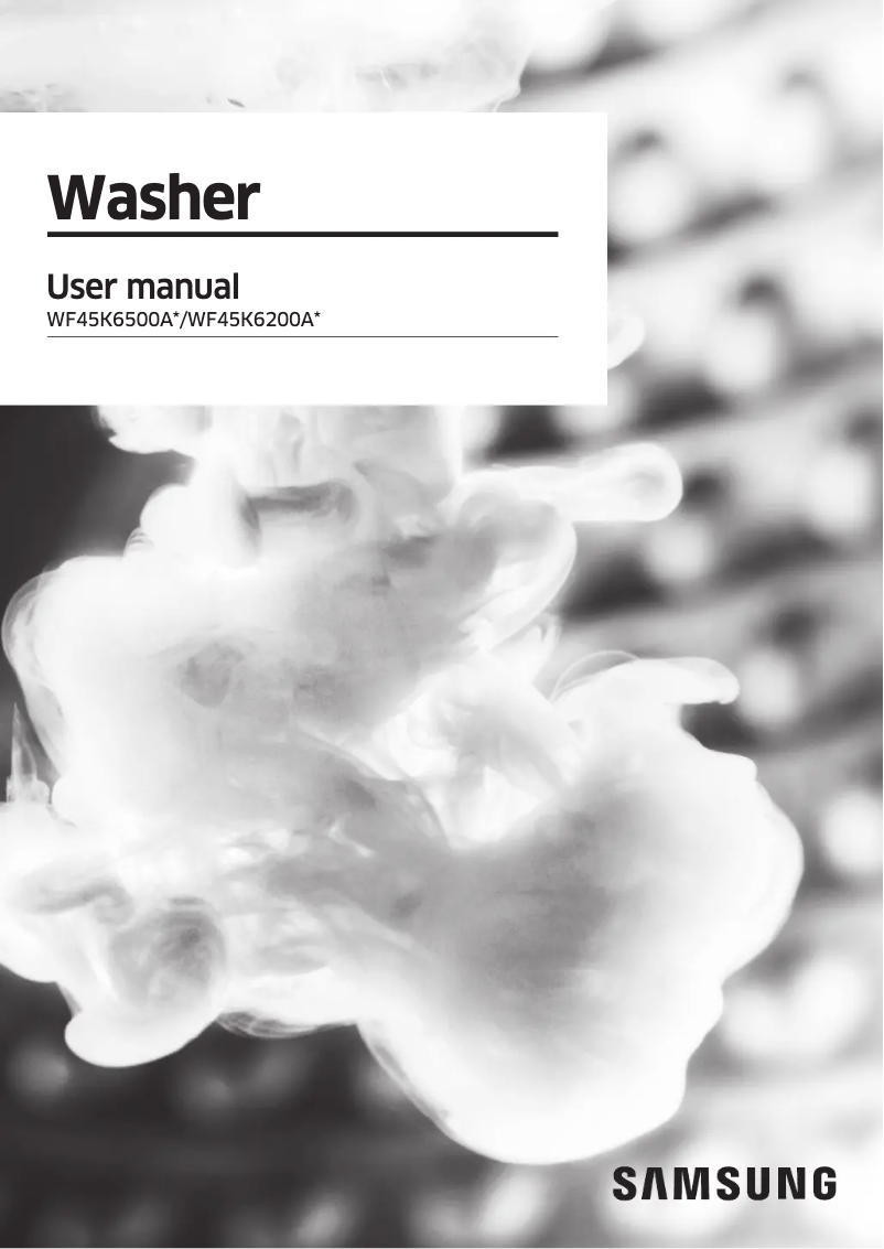 First page image of the manual for WF6500