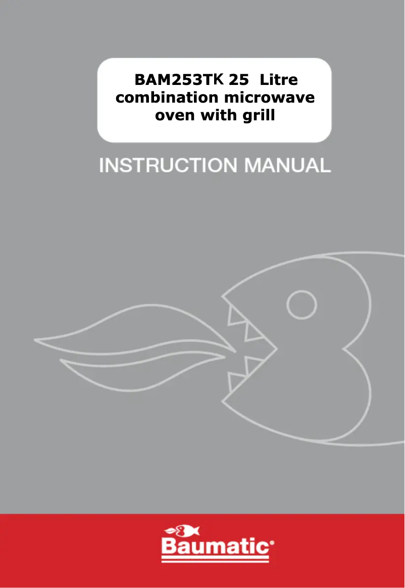 Page 1 of the manual User Manual Baumatic BAM253TK