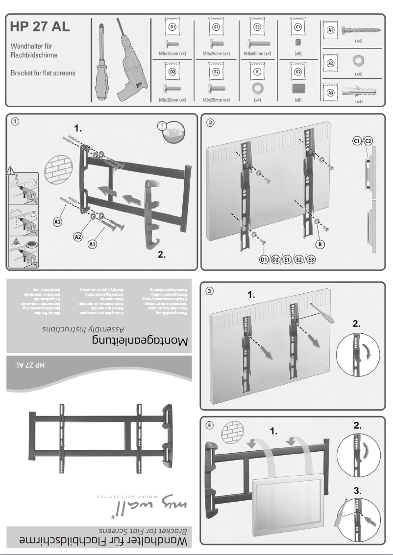 First page image of the manual for HP 27 AL