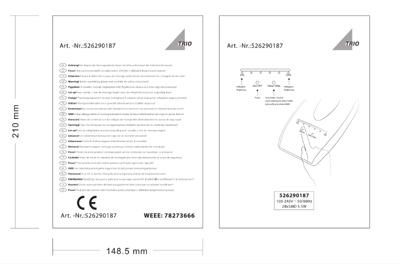 First page image of the manual for Loris