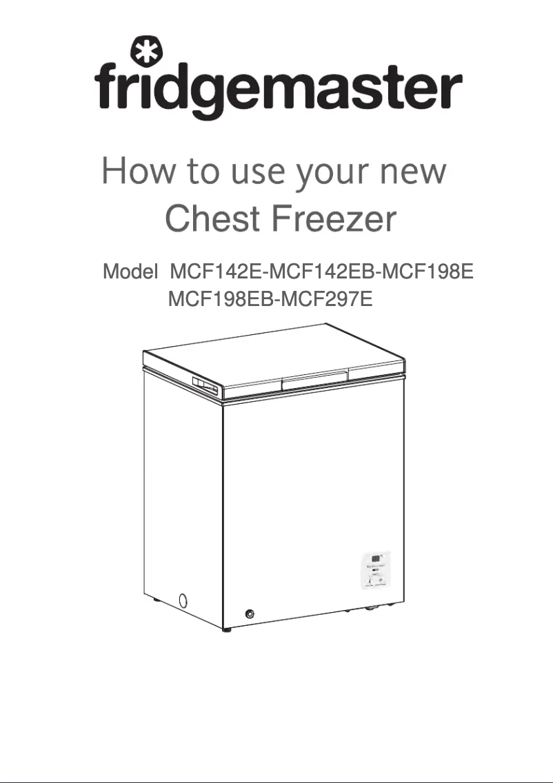 First page image of the manual for MCF198EB