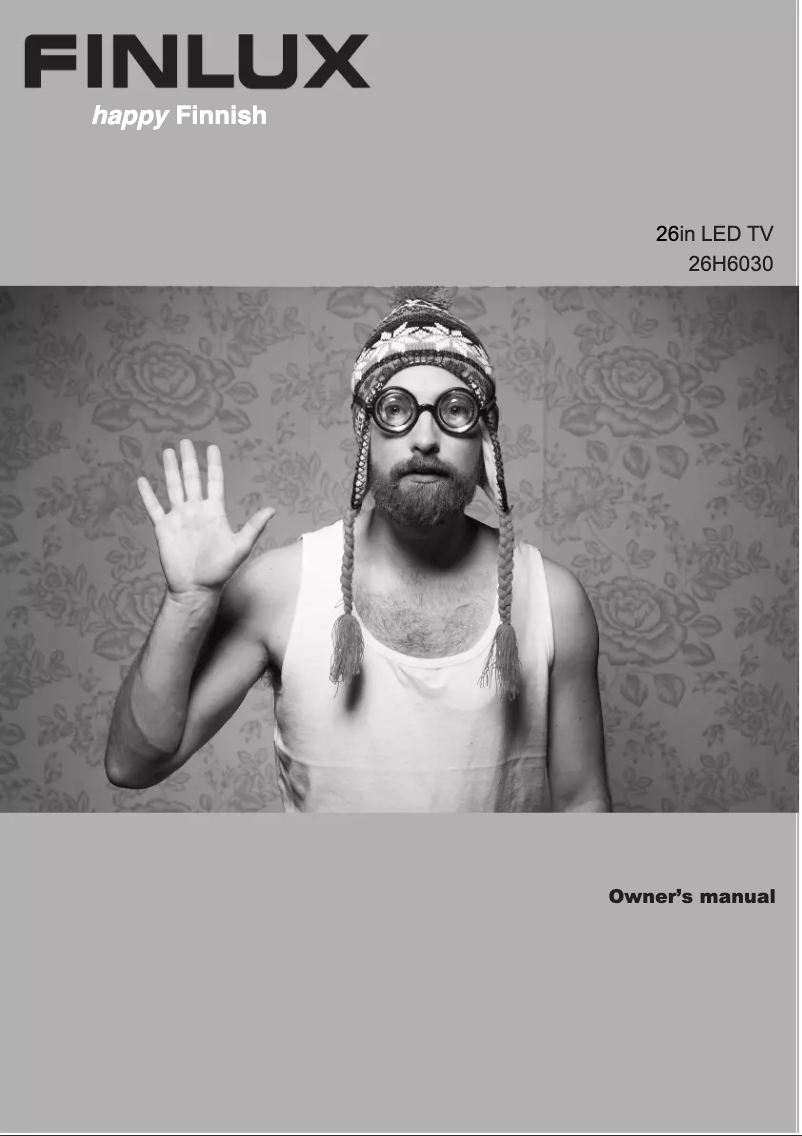 Page 1 of the manual User Manual Finlux 26H6030