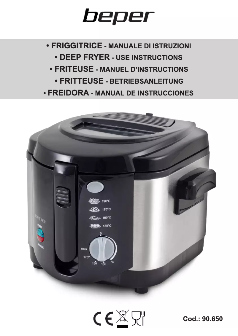 First page image of the manual for 90.650