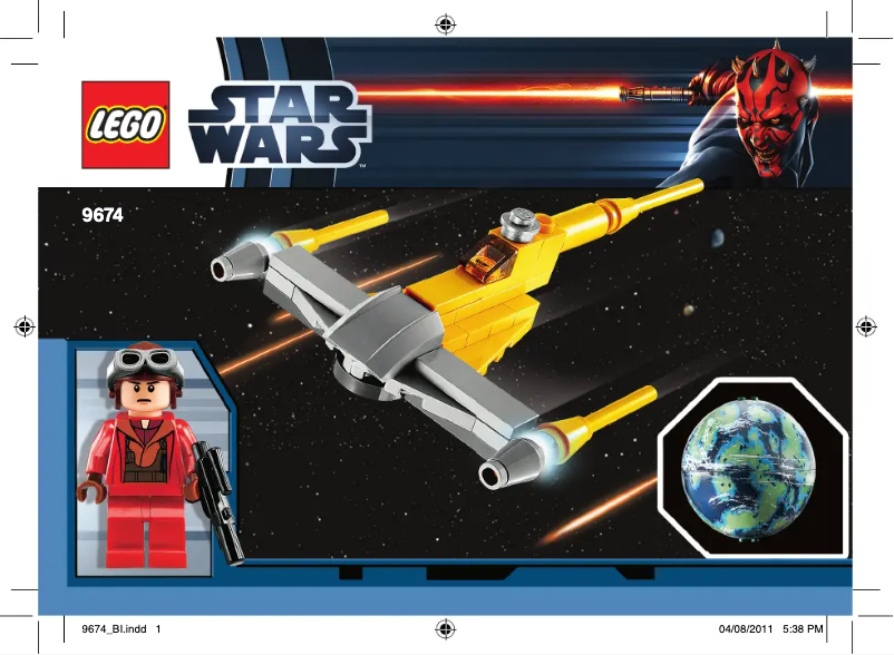 First page image of the manual for Naboo Starfighter (TM) & Naboo (TM)