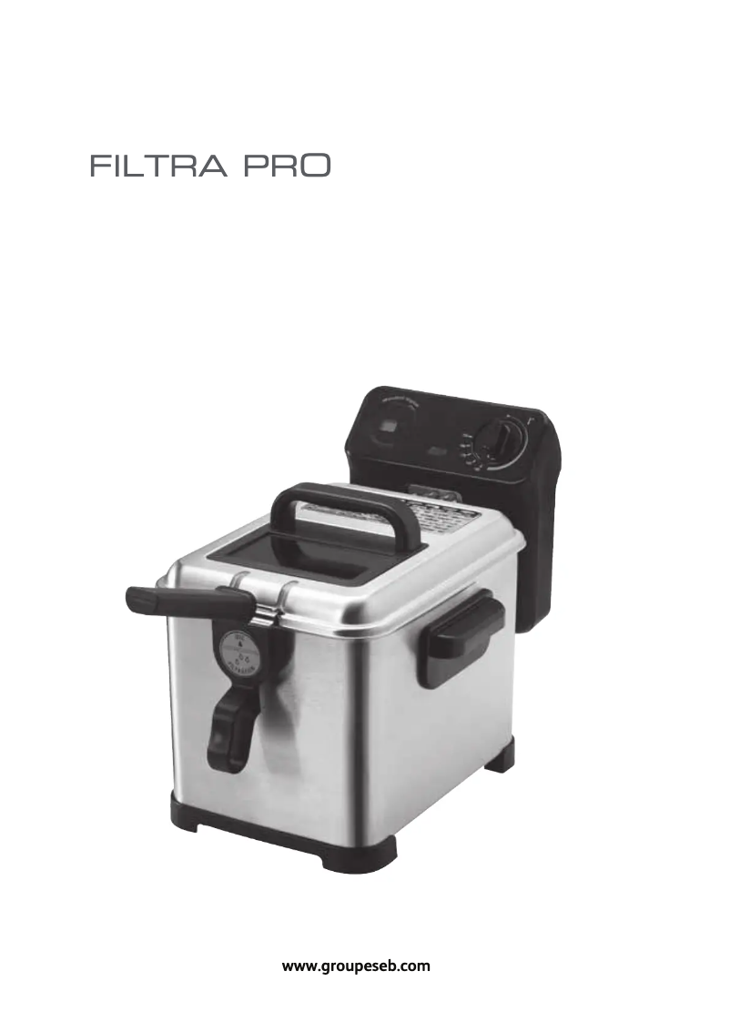 Page 1 of the manual User Manual Tefal Filtra Pro FR4051