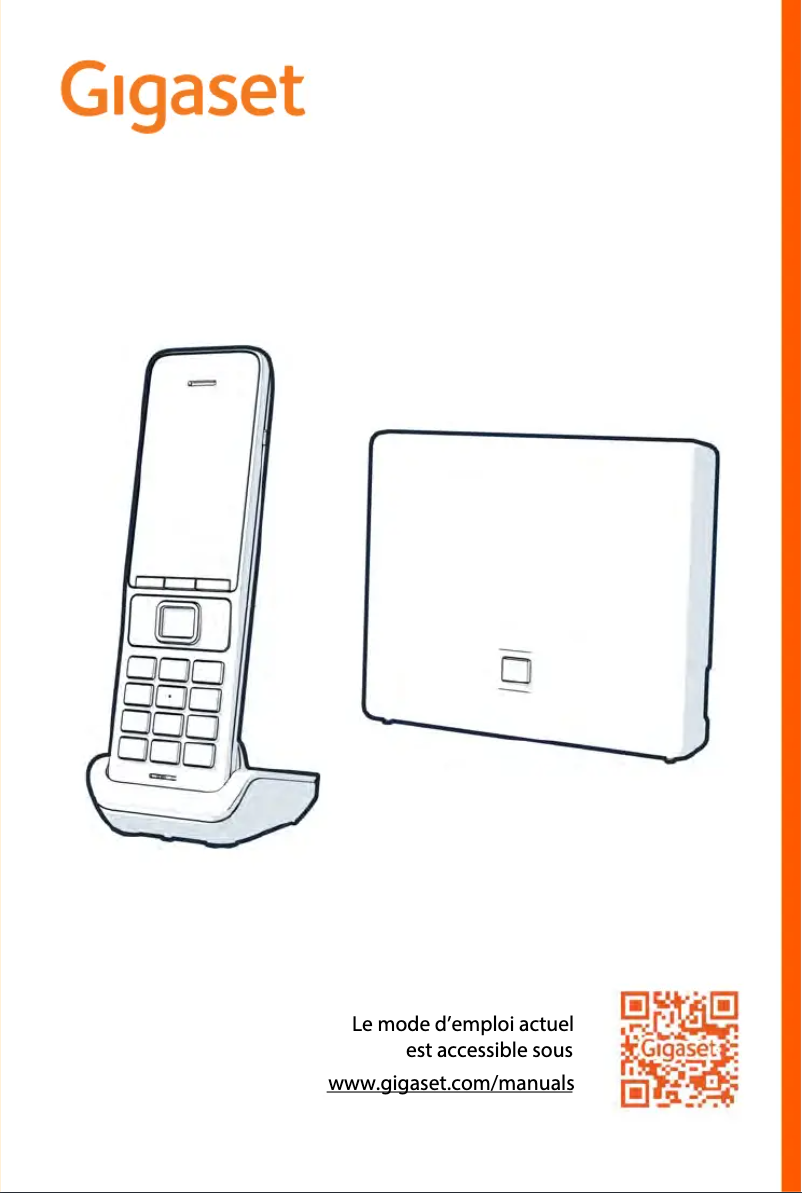 Page 1 of the manual User Manual Gigaset Comfort 500A IP flex