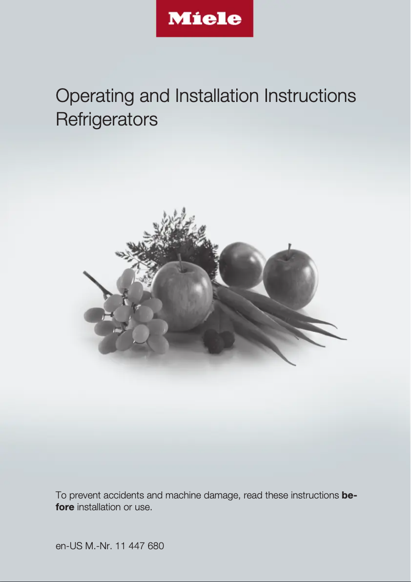 First page image of the manual for KS 37472 iD