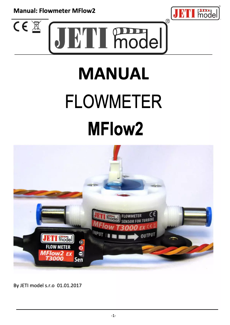 First page image of the manual for JEX-MF2G-800