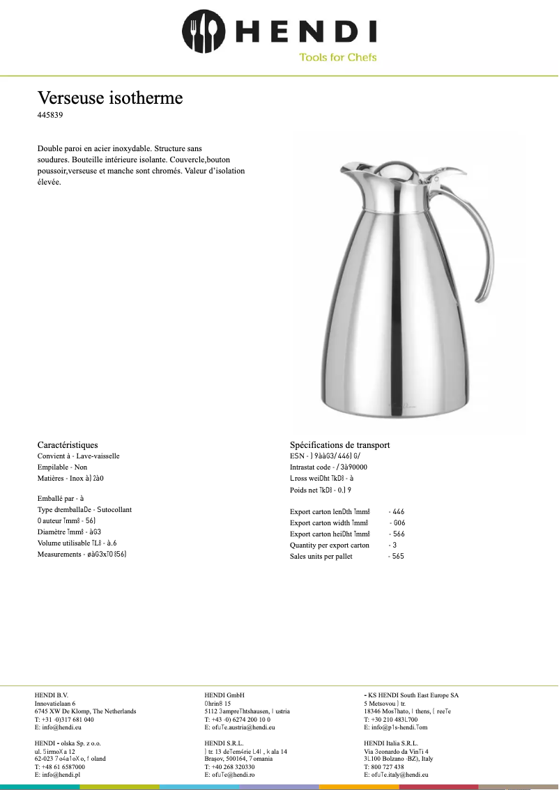 First page image of the manual for 445815