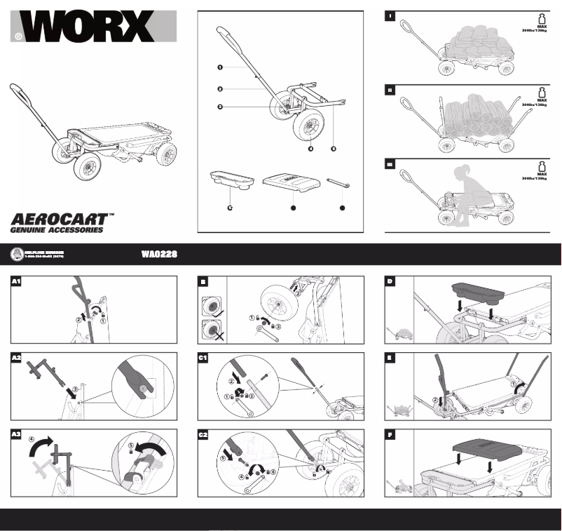 Page 1 of the manual User Manual Worx WA0228
