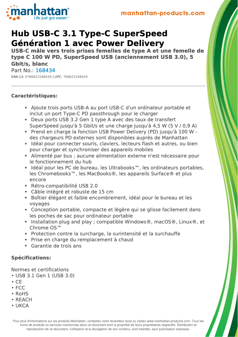 First page image of the manual for 168434