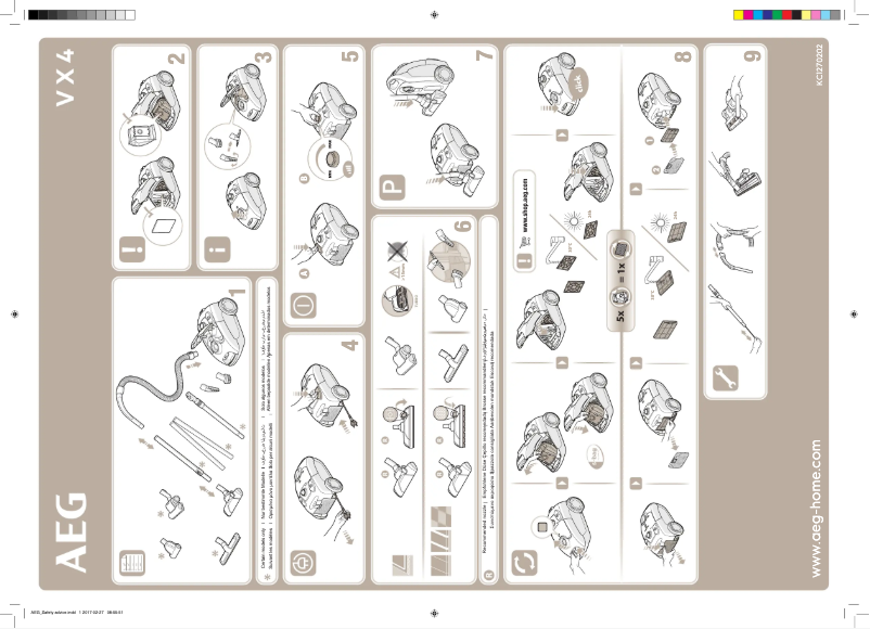 First page image of the manual for VX4-1-WR-A