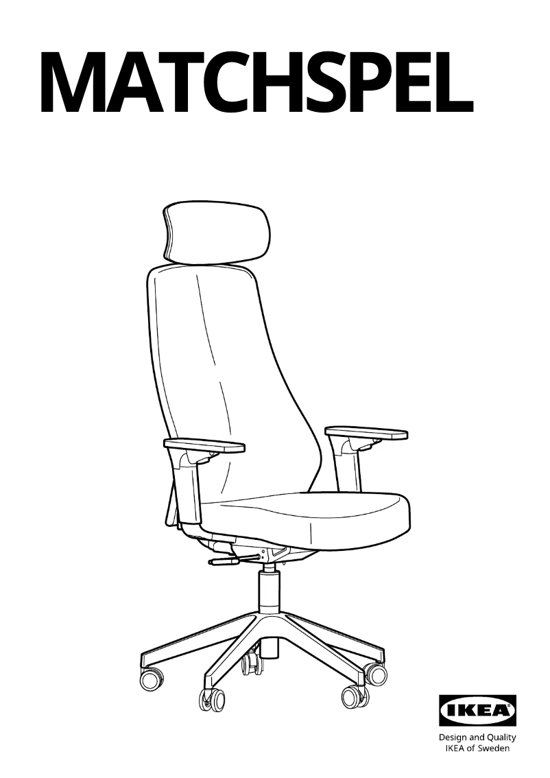 Page 1 of the manual User Manual Ikea MATCHSPEL 705.001.60